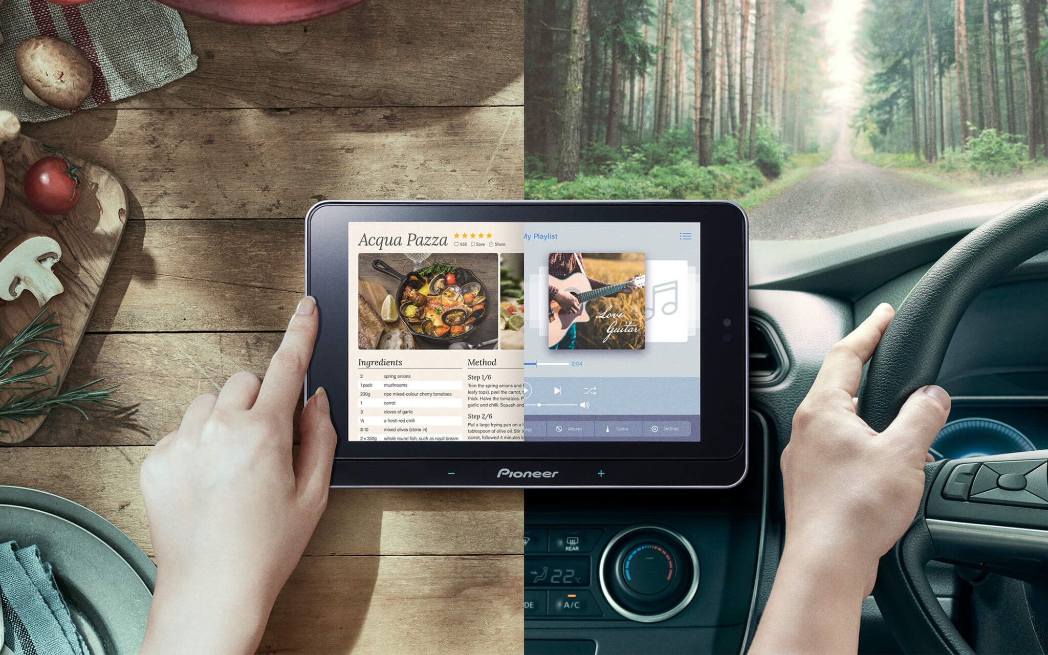 Pioneer SPH8TABBT 2020 model met afneembare 8