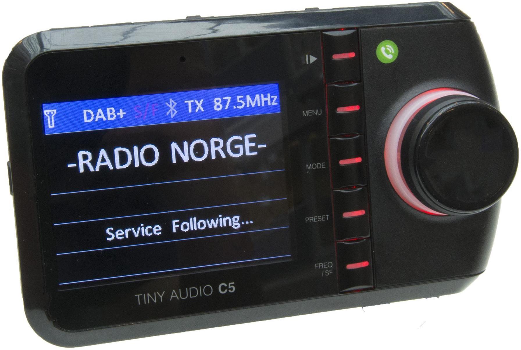 Tiny Audio C5 DAB+ carkit adapter met Bluetooth Car Care
