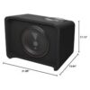 JBL Club 1200P 12” Subwoofer 400W RMS - Afbeelding 4