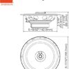 JBL Stage1 62F 400W 16.5 CM - Afbeelding 4