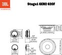 JBL STAGE1 62CF 16,5 cm Composet 640 Watt - Afbeelding 3