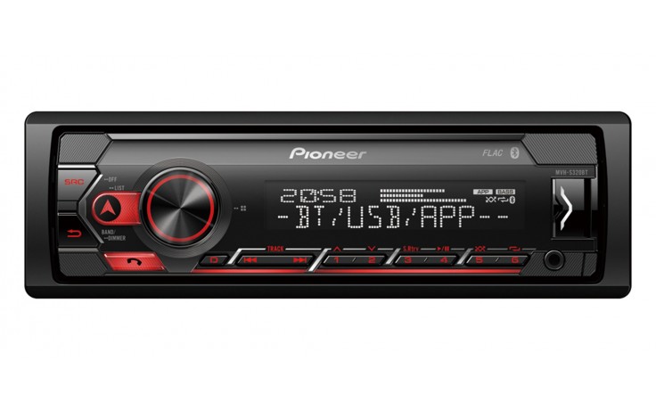 Pioneer MVH-S320BT 1DIN USB en Bluetooth - Afbeelding 2